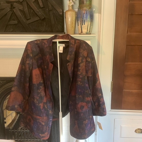 Kim Rogers Jackets & Blazers - Kim Rogers Woman‎ Twilight Garden blazer. NWT. Retail 70